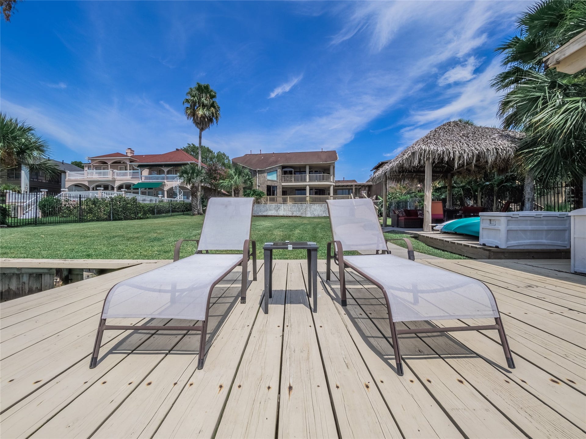 1623 Lake Arbor Drive, El Lago, TX 77586 LAKEFRONT DECK BY THE BOATHOUSE.
