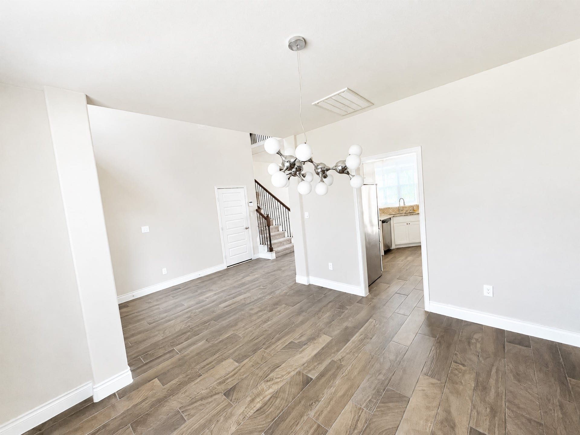 Beautiful dining room access to large kitchen.