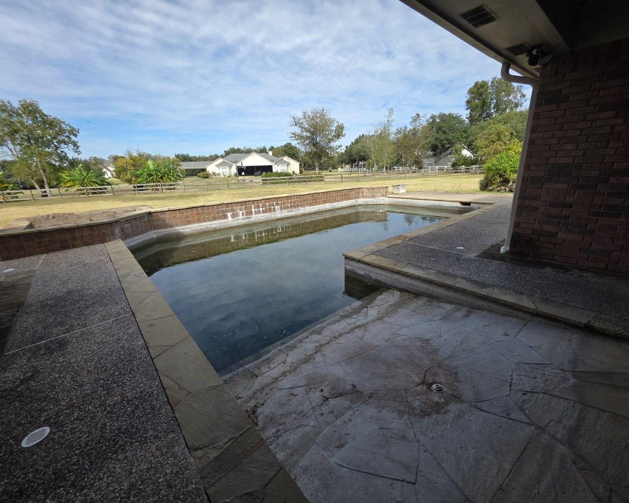 In-ground pool for fun in the sun