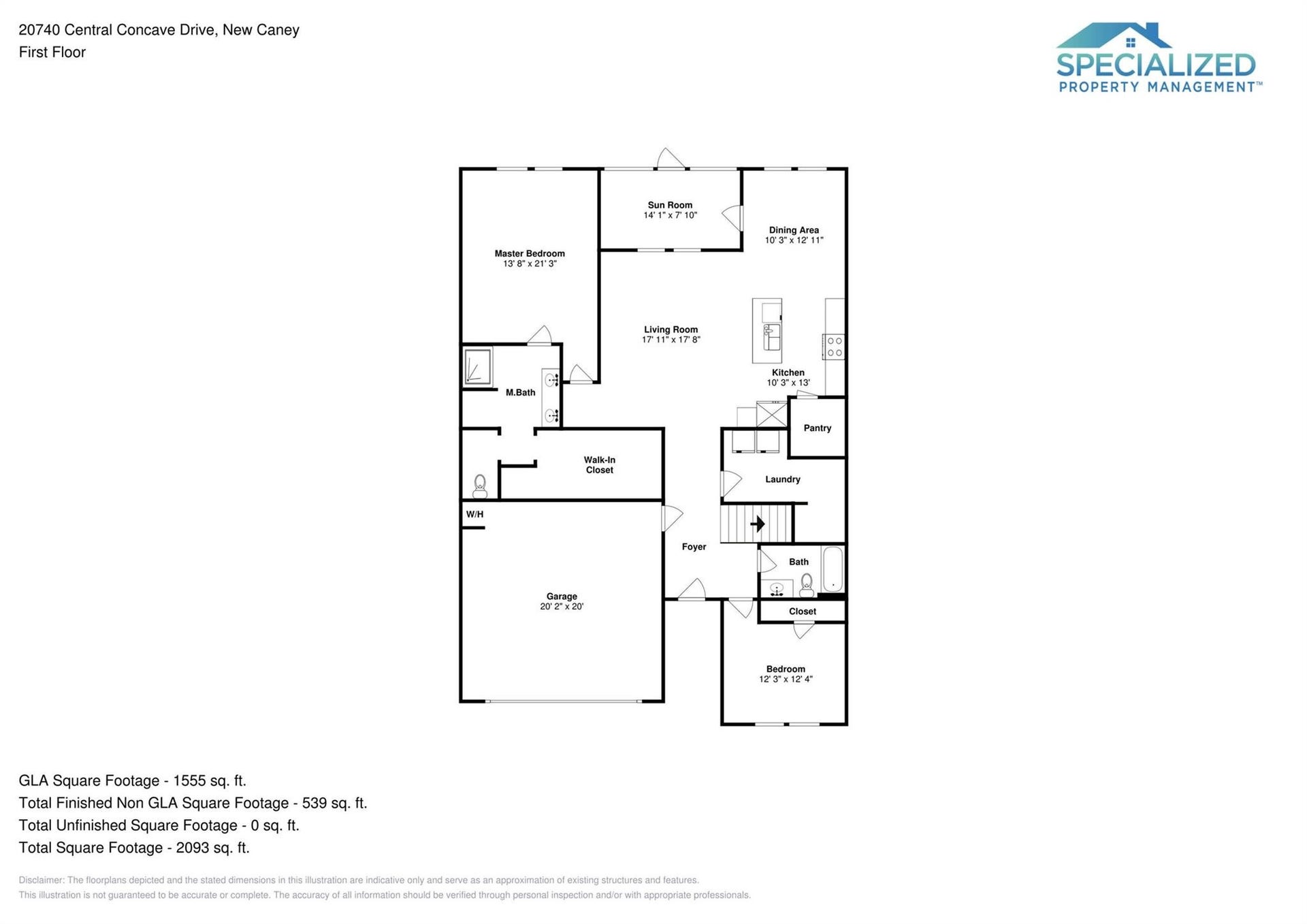 20740 Central Concave Drive, New Caney, TX 77357 First Floor