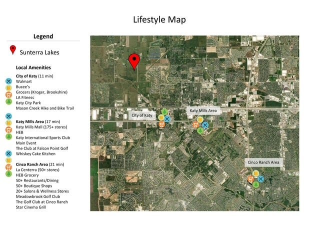 Sunterra Lifestyle Map