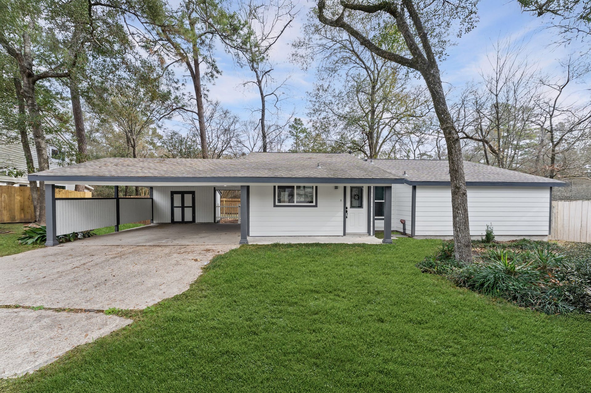 1808 N Red Cedar Circle, Spring, TX 77380 Midcentury modern ranch style home!