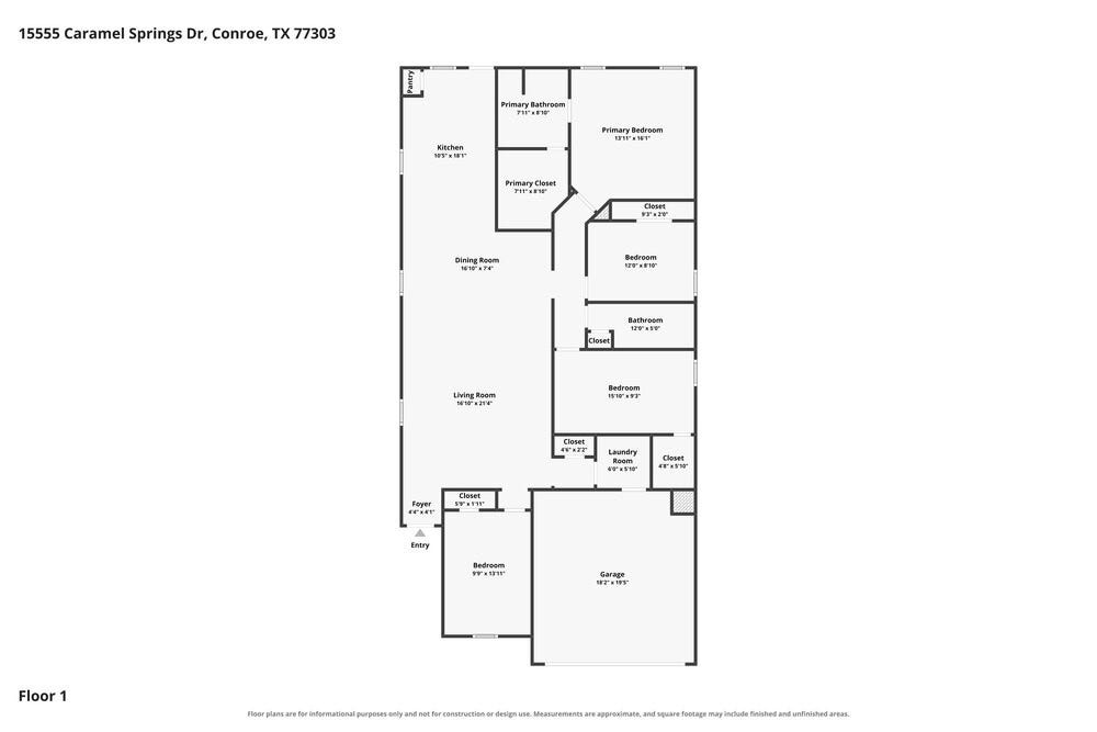 15555 Caramel Springs Drive, Conroe, TX 77303