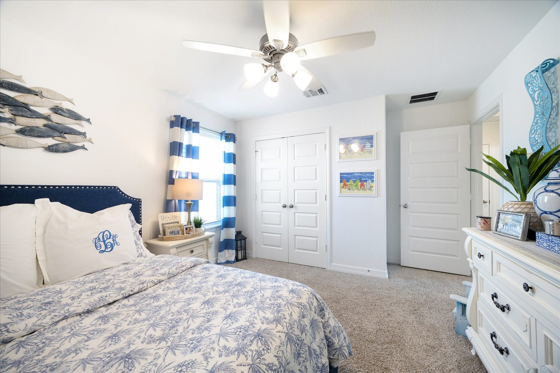 25934 Bronze Oak Court, Richmond, TX 77406 This bedroom offers excellent storage with a wide closet, while a nearby full bathroom adds everyday convenience for guests and household members alike.