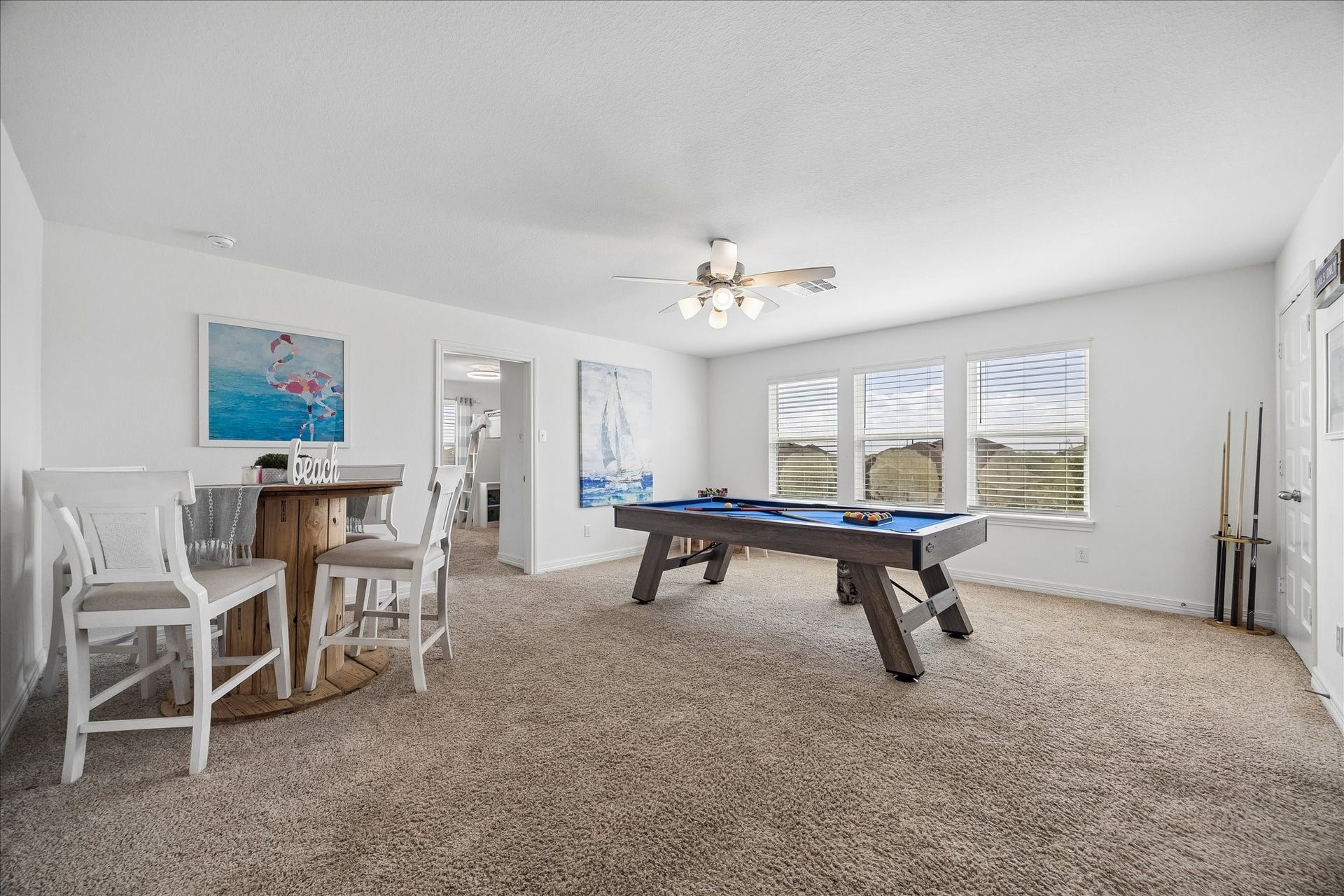 25934 Bronze Oak Court, Richmond, TX 77406 This supersized game room looks like the perfect place for rowdy slumber parties, Saturday night poker tournaments, spirited pool matches and relaxed gatherings filled with games, laughter and friendly competition.