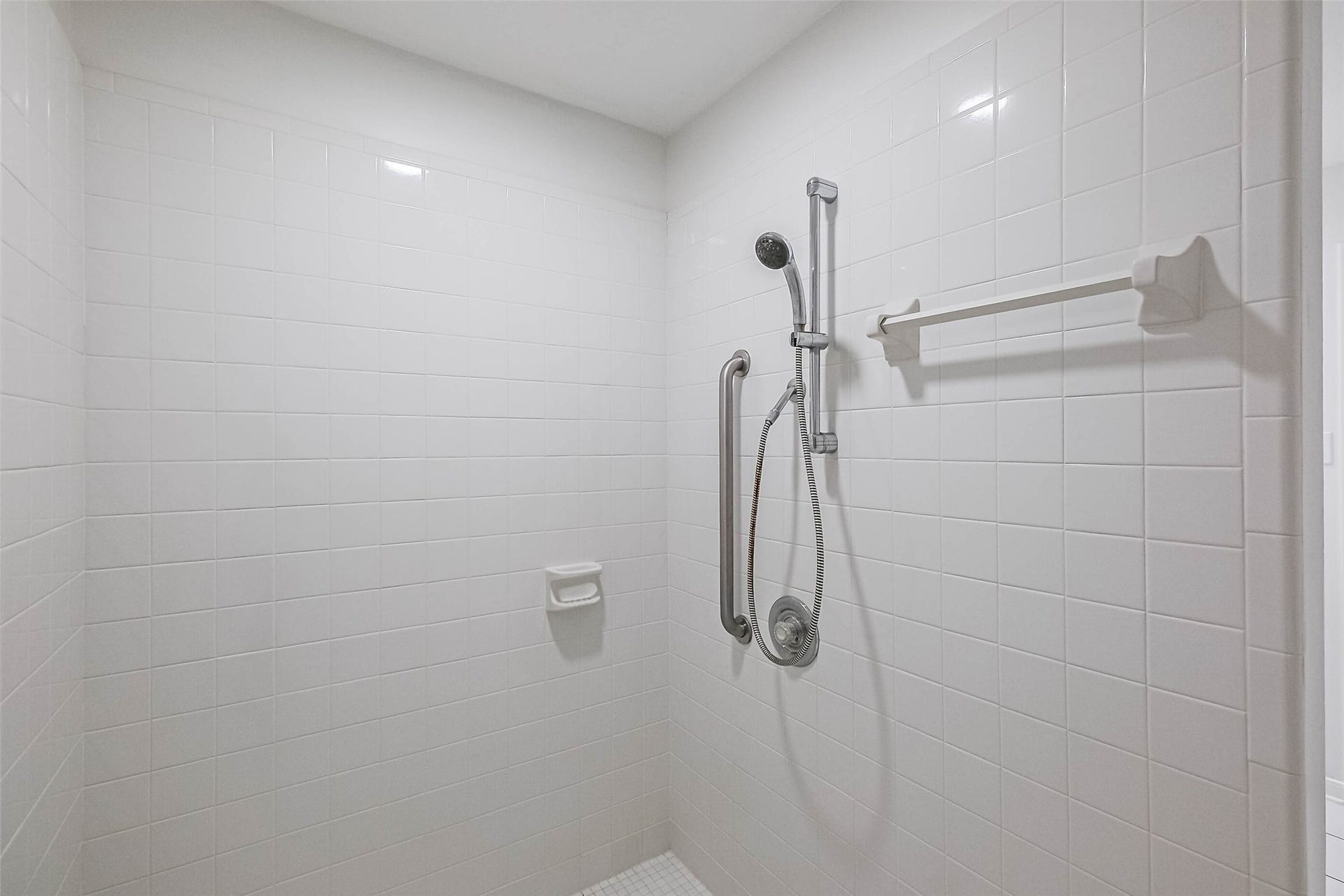 Shower is ADA compliant and is easy to access.