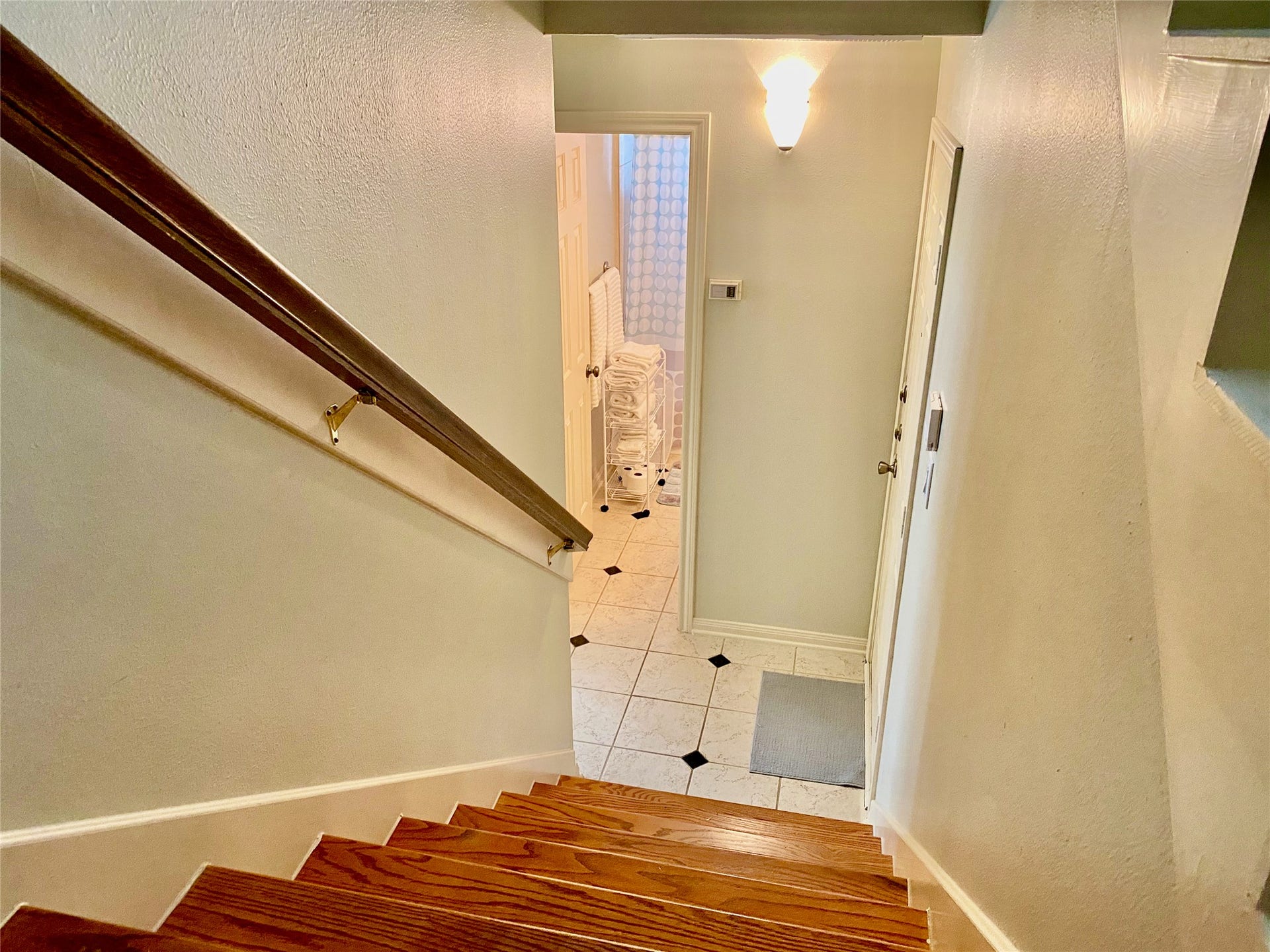 5202 Crawford Street, #17, Houston, TX 77004 Headed downstairs to secondary bedrooms
