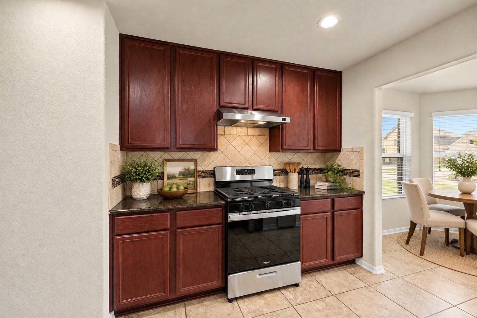 9979 Chimney Swift Lane, Conroe, TX 77385 Another view kitchen virtually staged.