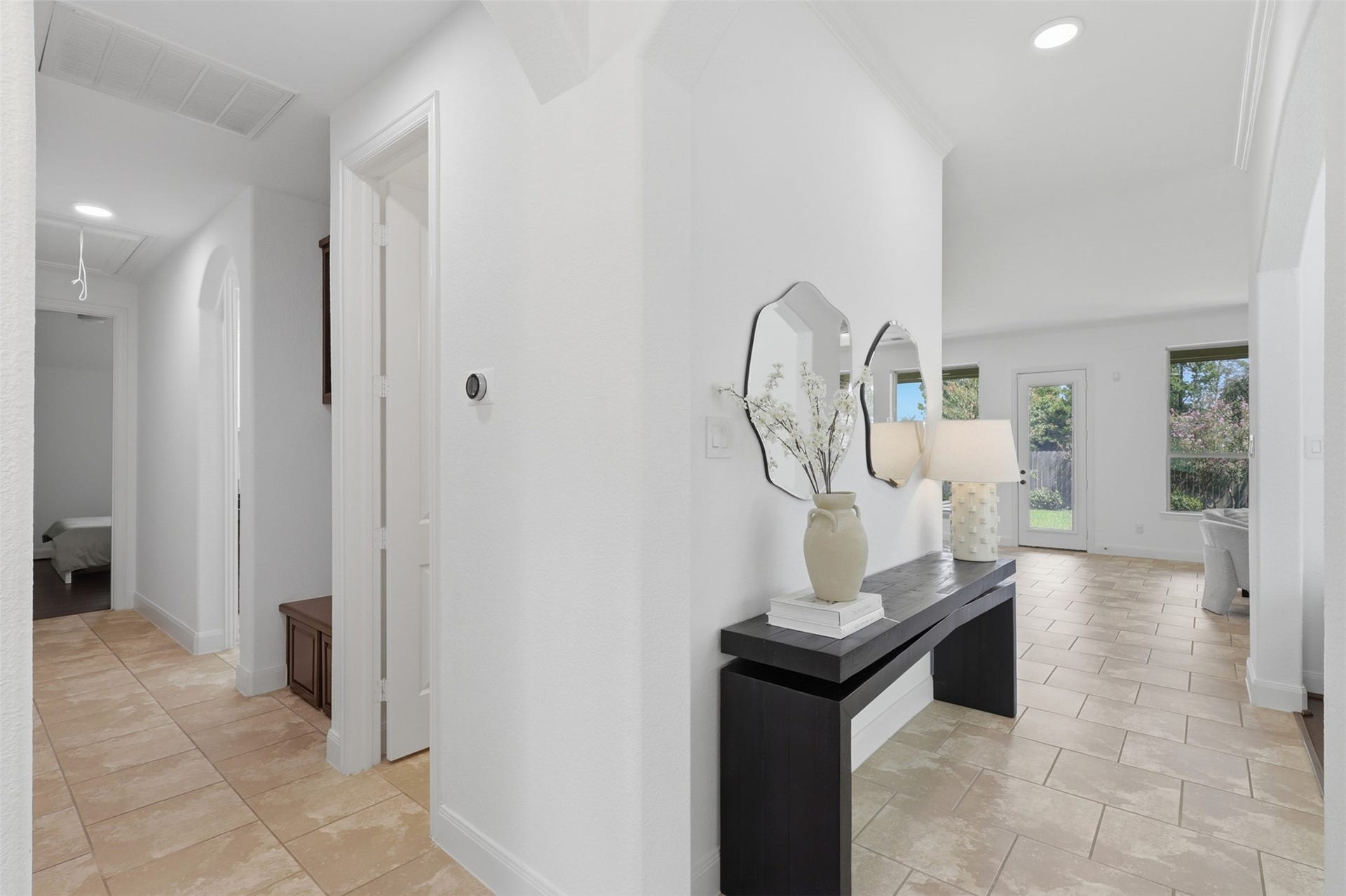 Welcoming foyer creates a bright and open first impression.