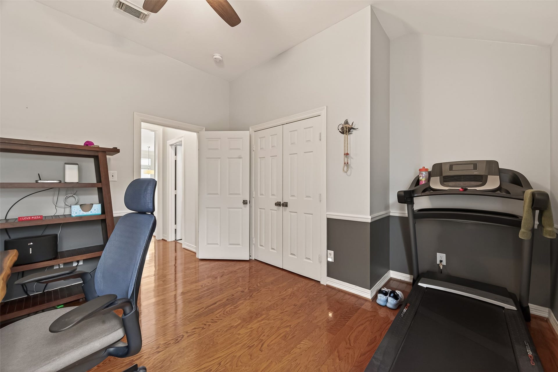 Bedroom being used as a Home Office