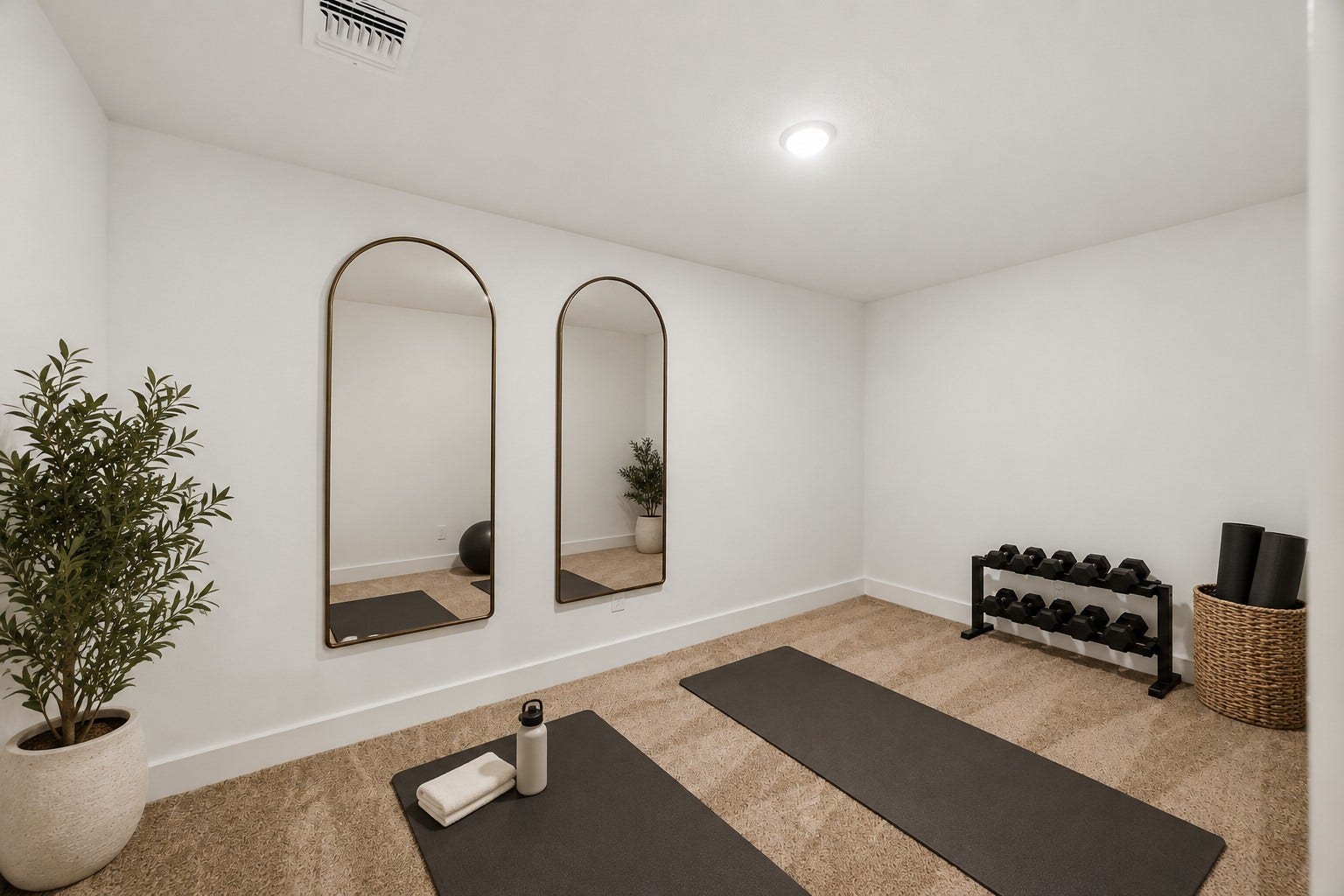 5109 Lido Lane, Houston, TX 77092 Virtually Staged Flex Room/Gym to Illustrate Furniture Placement
