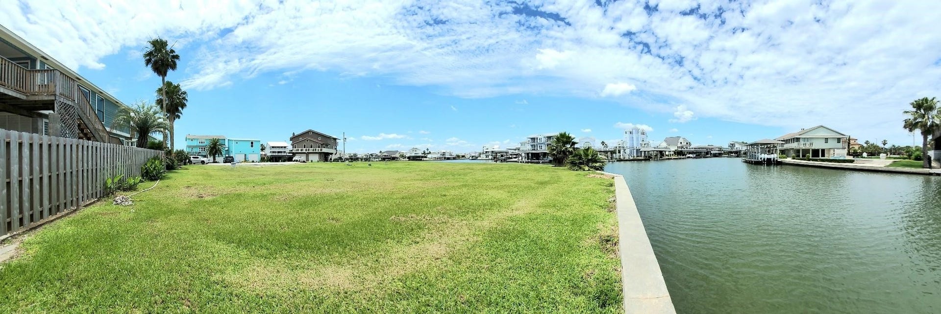 0 Bamboo Drive, Tiki Island, TX 77554 view from bulkhead towards street