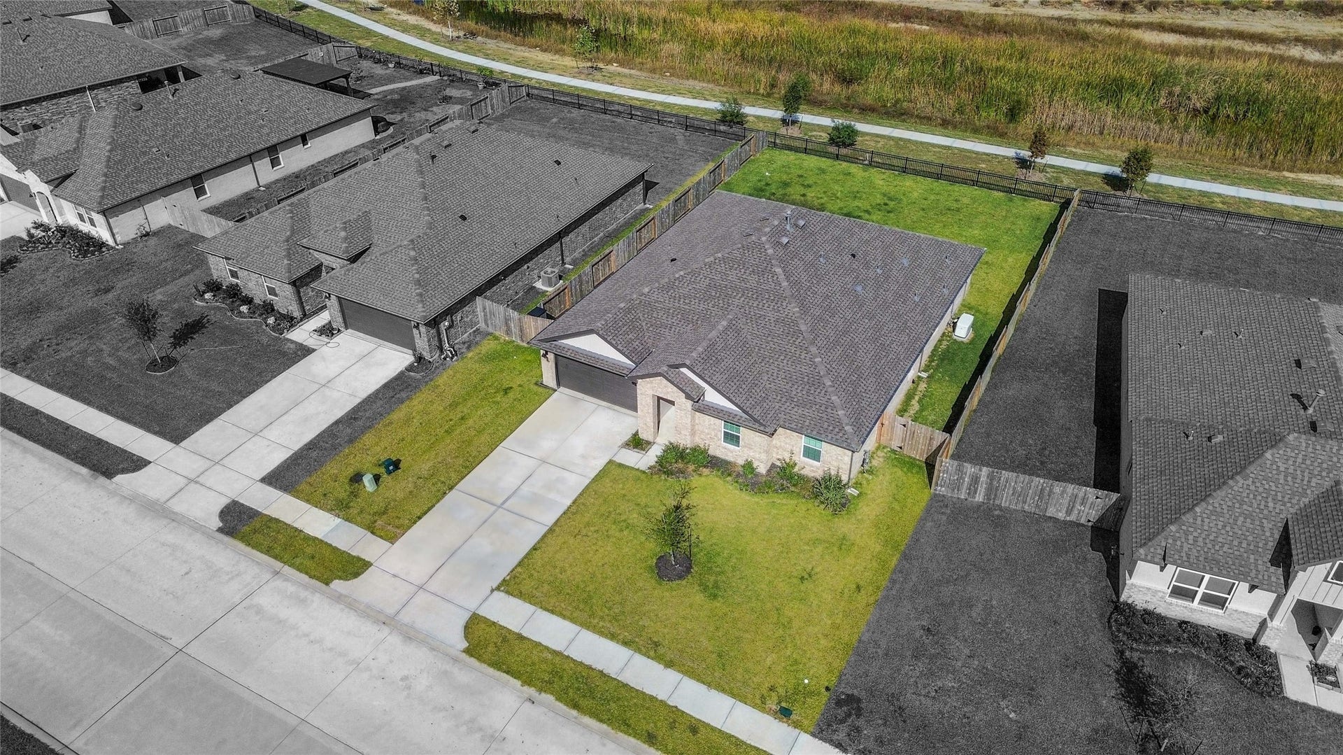 8706 Marlow Drive, Texas City, TX 77591 Drone Shot