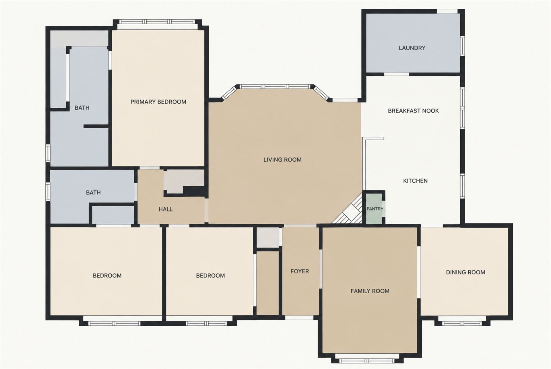 2503 Moss Hill Drive, Houston, TX 77080 Floor Plan