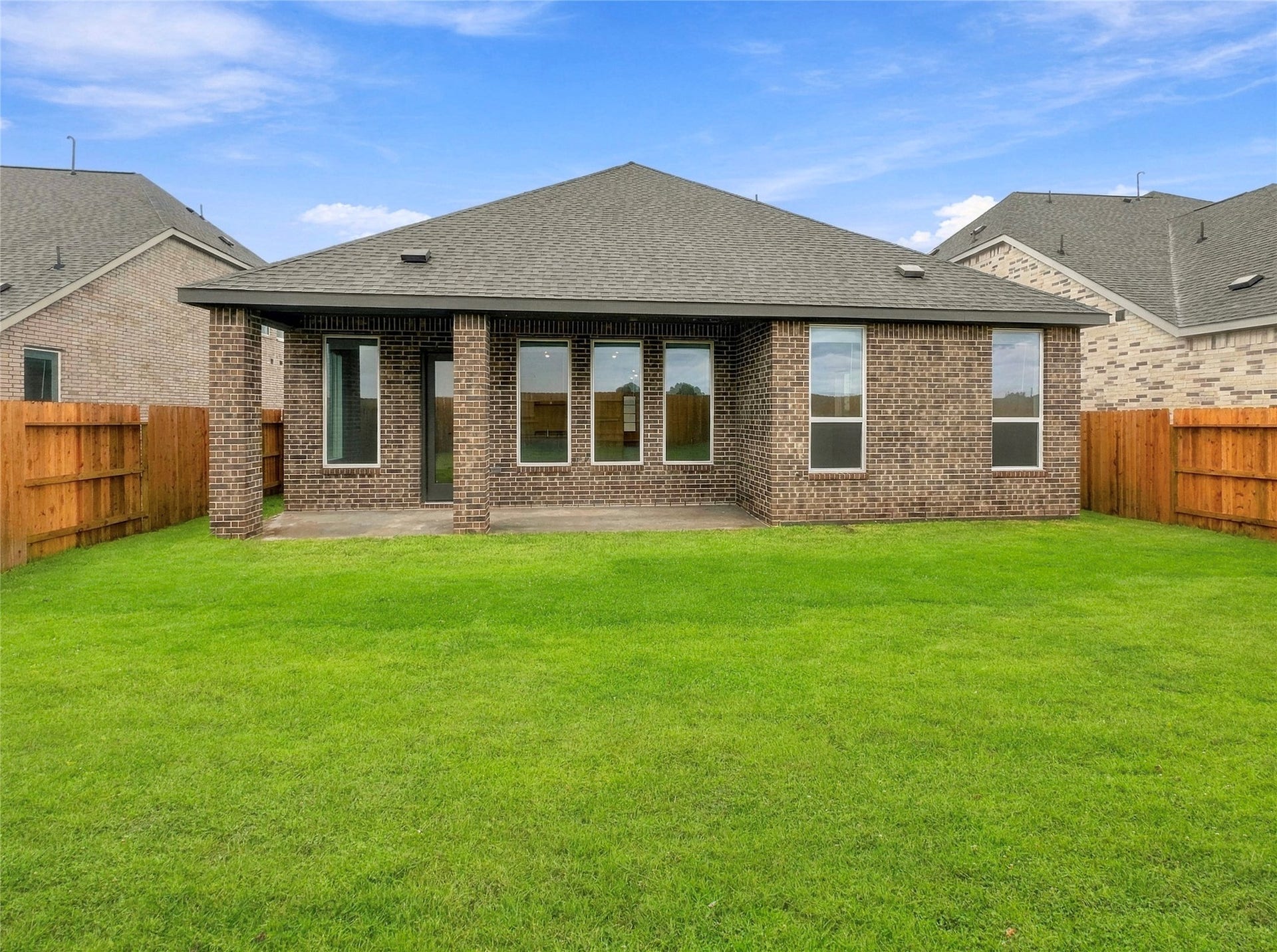26607 Golden Heather Lane, Katy, TX 77493 Covered patio and fully fenced backyard