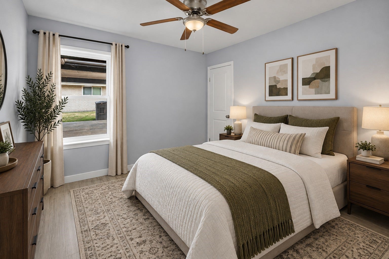 5507 Bertellis Lane, Houston, TX 77091 virtually staged bedroom 2