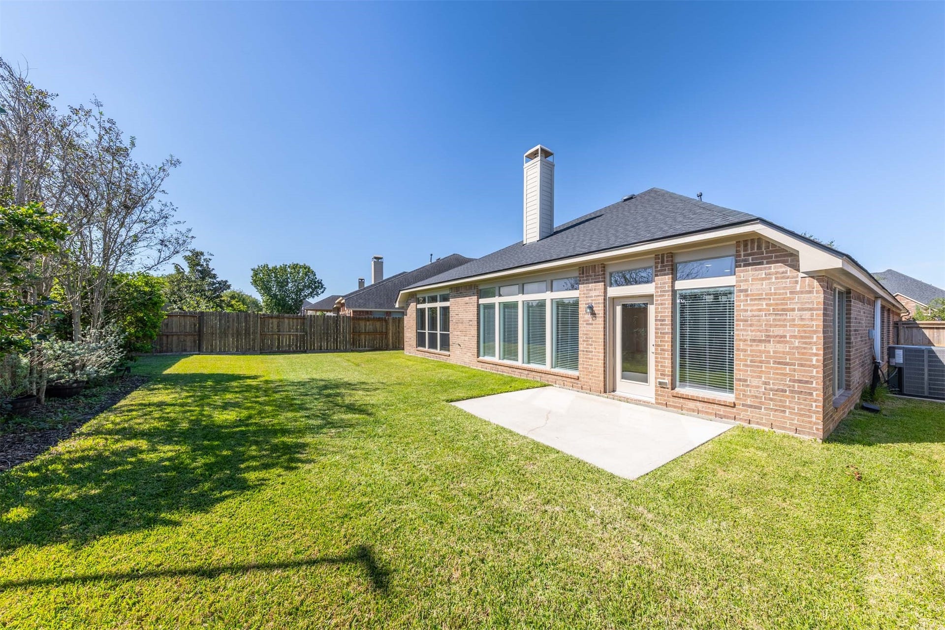 28015 Barberry Banks Lane, Fulshear, TX 77441 Step into the back yard to enjoy a peaceful afternoon or an evening under the stars with no back neighbors!