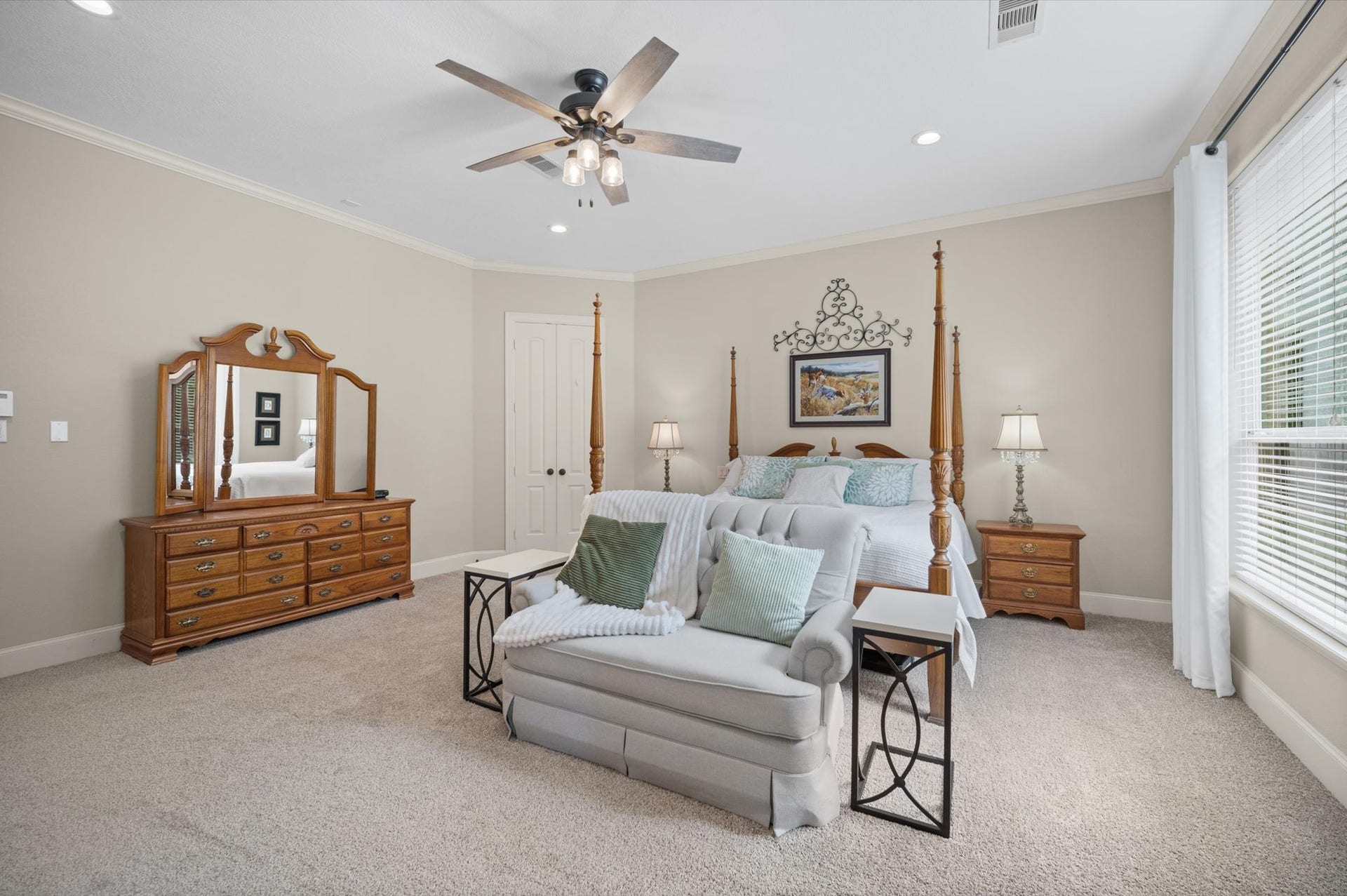25815 Bridle Creek Drive S, Magnolia, TX 77355 Another view of the primary bedroom.