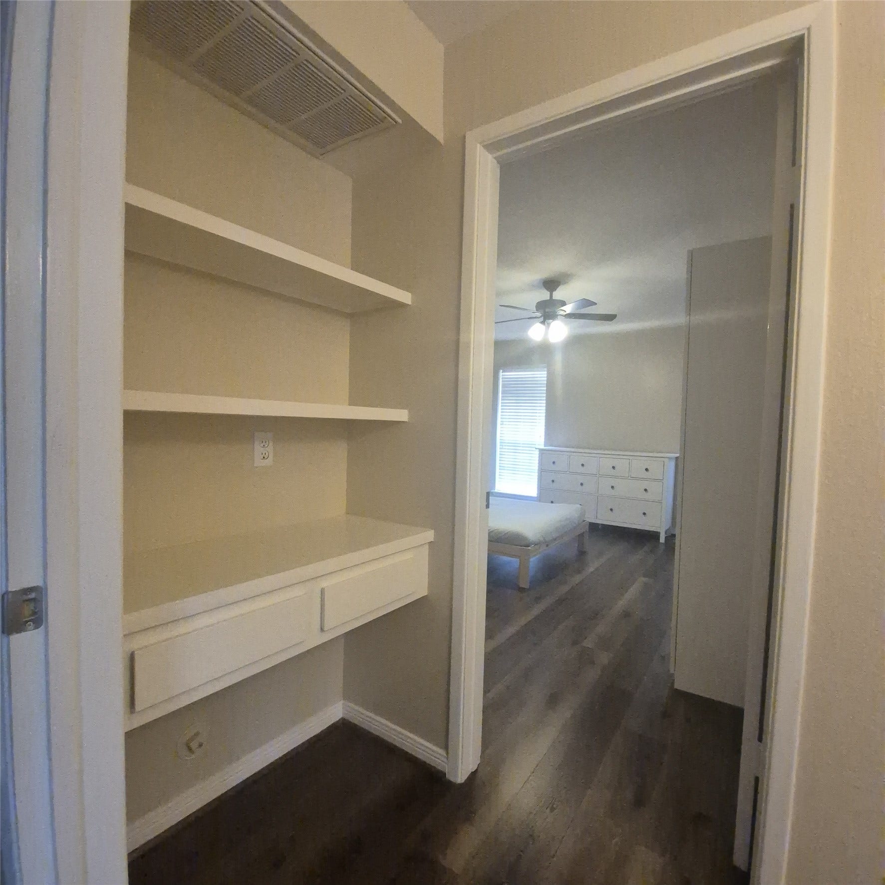 2626 Holly Hall Street, #1008, Houston, TX 77054 View into Primary bedroom from top of stairs