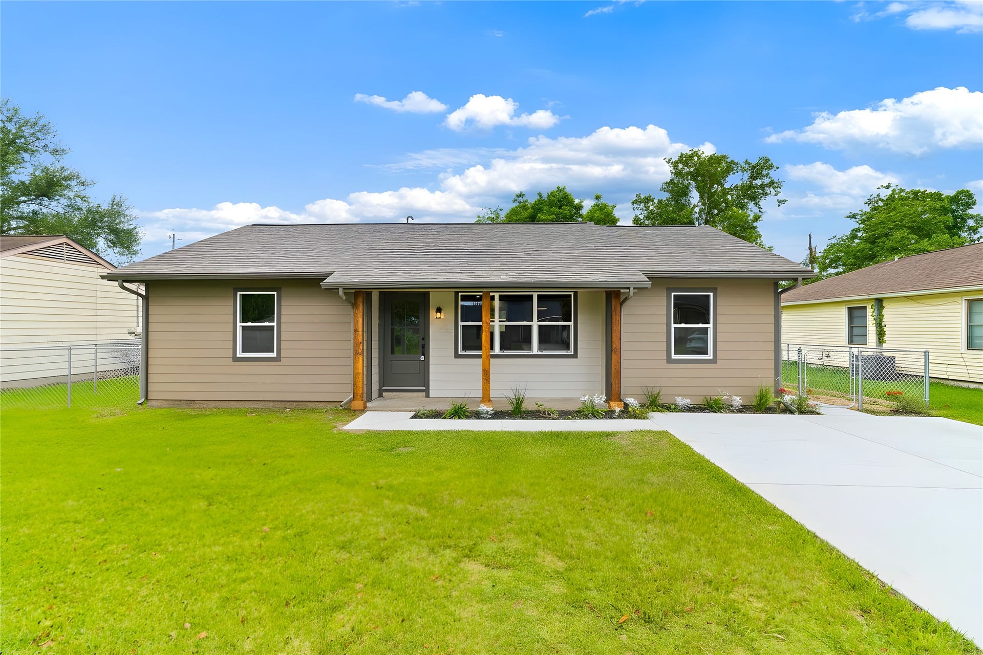 1108 Nottingham Drive, Angleton, TX 77515 The transformation is undeniablefrom major system upgrades to a redesigned interior and newly added primary suite, nearly every inch of this home has been thoughtfully updated.