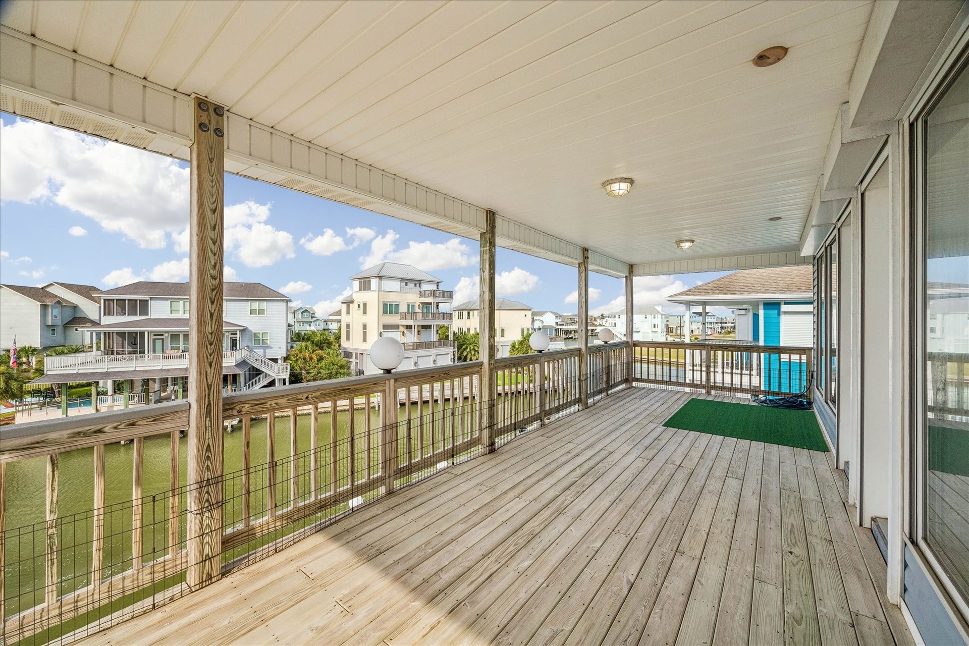 426 Sunset Circle, Tiki Island, TX 77554 Another view from the 3rd level balcony.