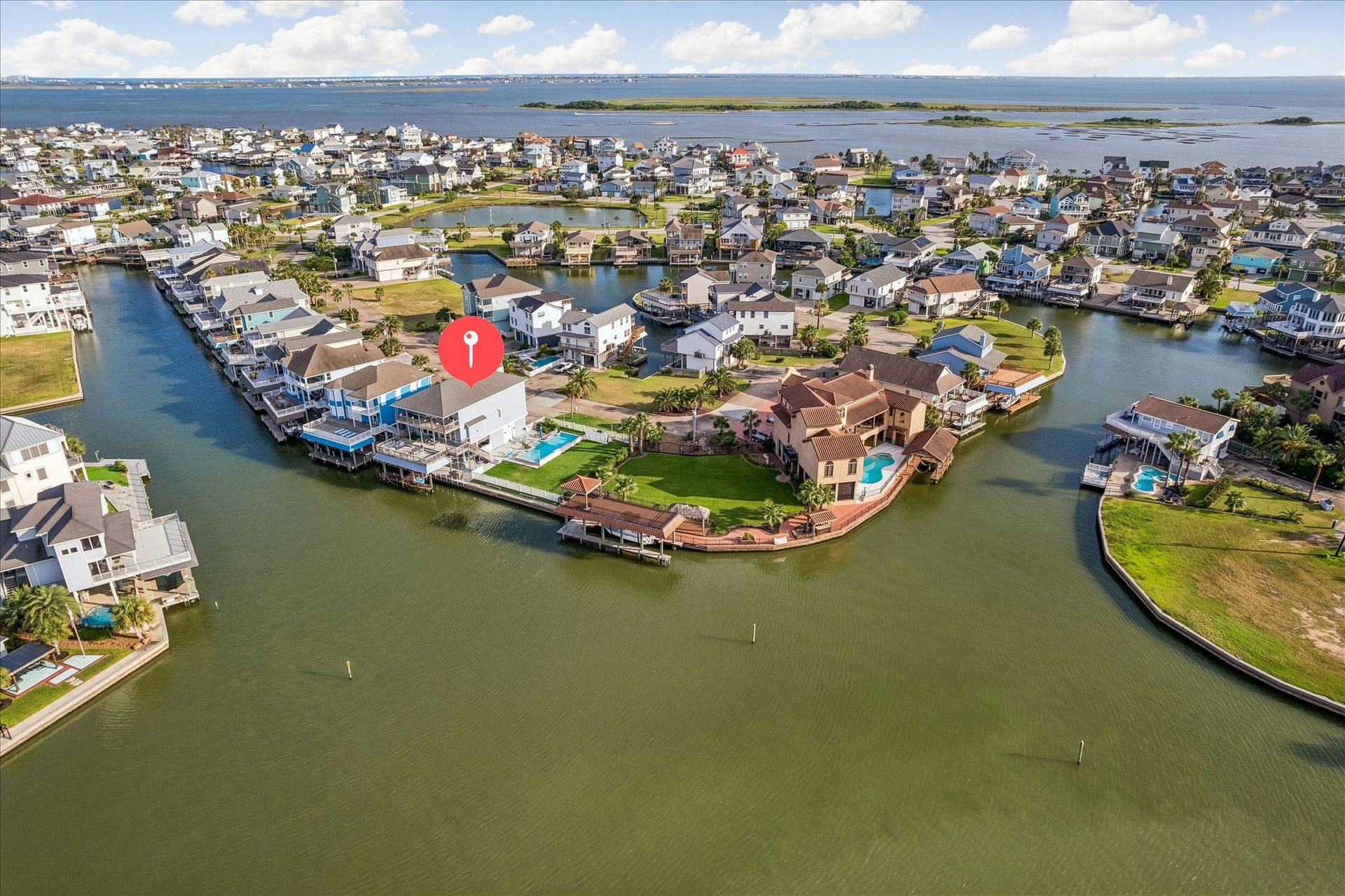 426 Sunset Circle, Tiki Island, TX 77554 Recently replaced all parts of roof dormer to include wood, flashing & shingles. Many areas with updates & fresh paint, exterior shutters, doors, exterior lighting, interior door handles and more.