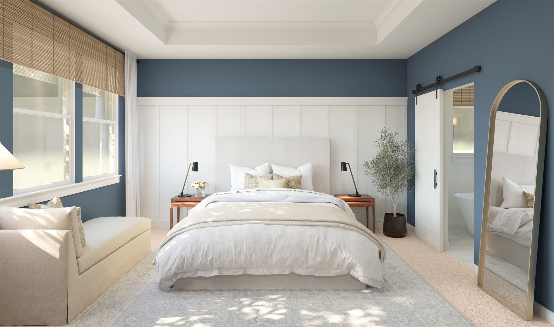 Spacious primary suite (*Artist rendering used for illustration purposes only. Colors/finishes may differ from the ones currently selected in the home.)