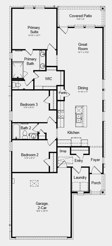 21271 Big Cypress Drive, Montgomery, TX 77356 Floor Plan