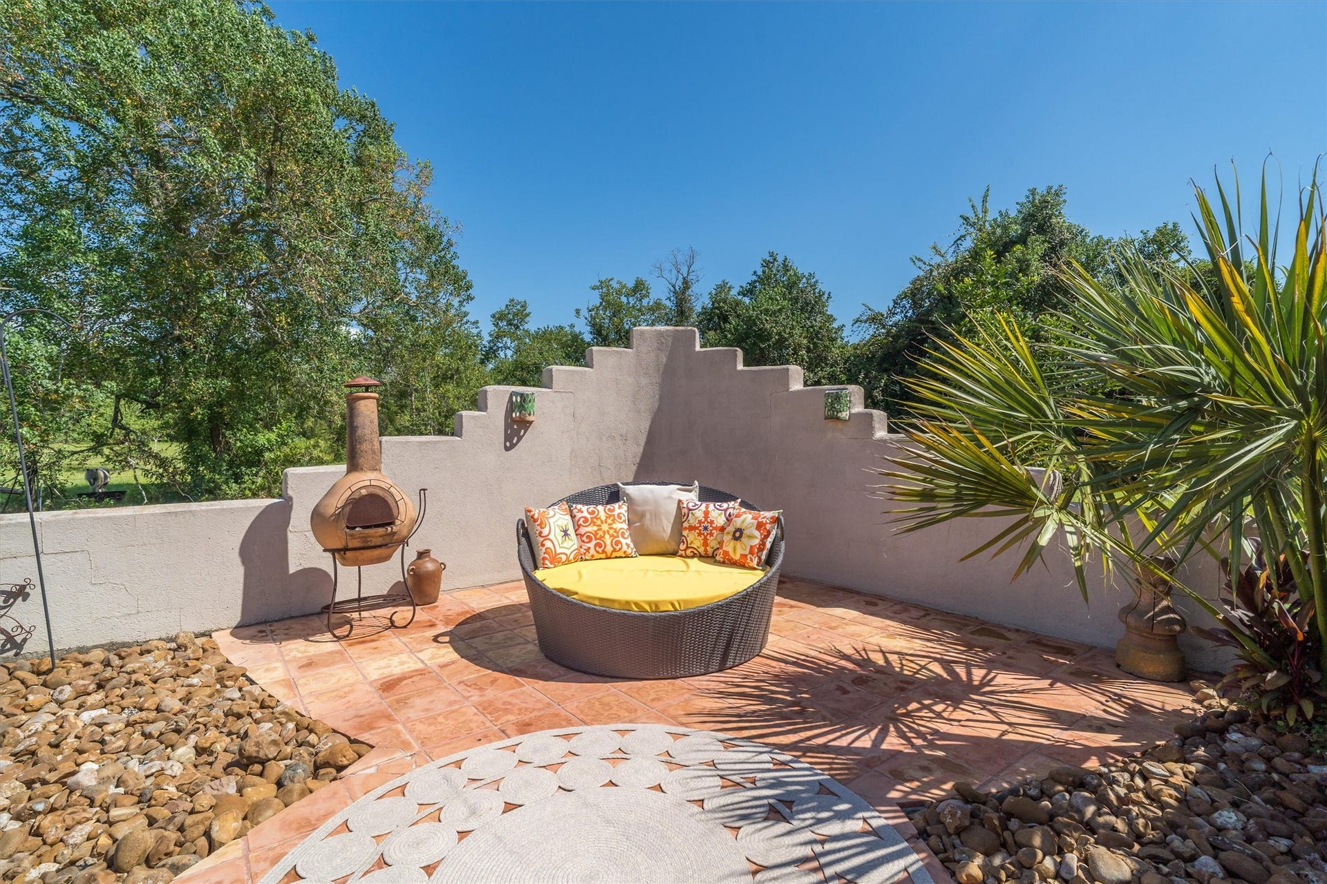 2150 Hewitt Street, League City, TX 77573 Room for seating around the pool/spa