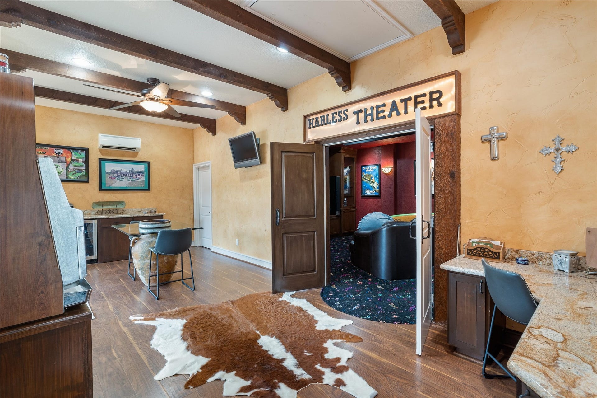 2150 Hewitt Street, League City, TX 77573 Game room, leading into the media room!