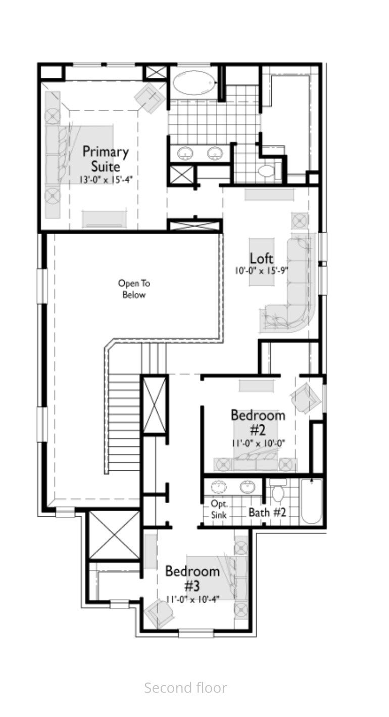 Floor Plan- Second Floor
