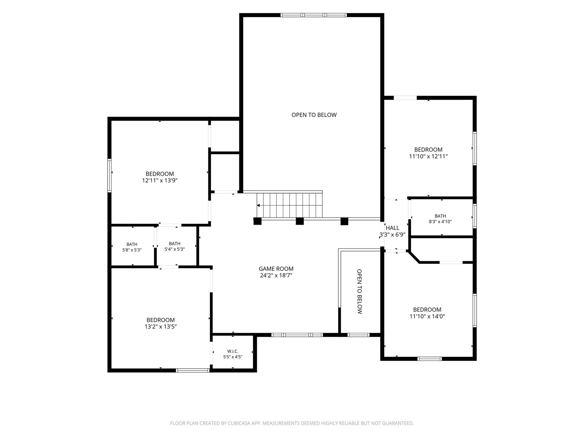 16511 E Canterra Circle, Houston, TX 77095 Second floor plan
