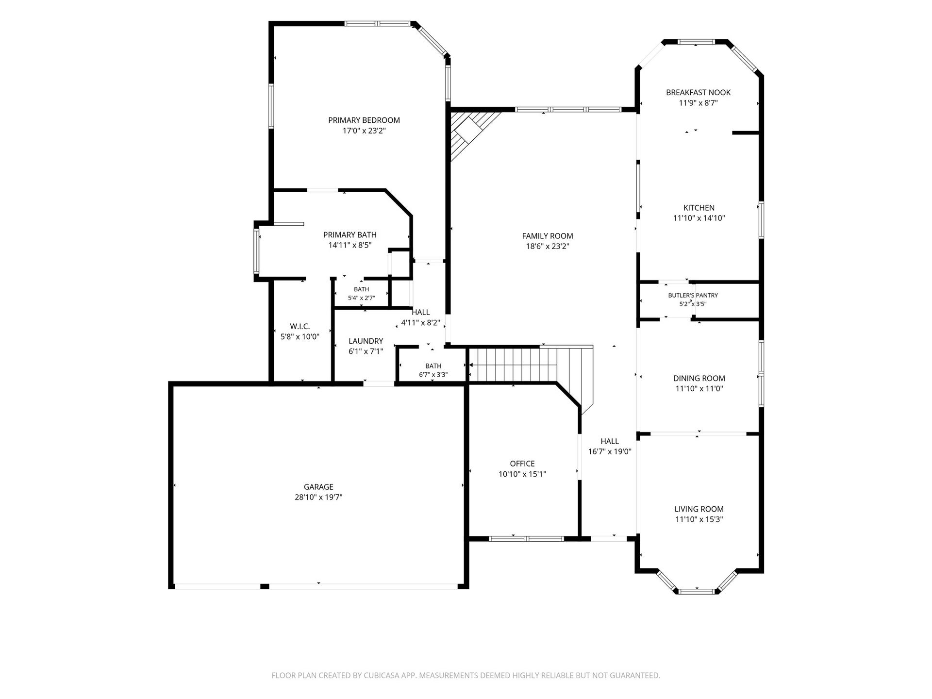 16511 E Canterra Circle, Houston, TX 77095 First floor plan