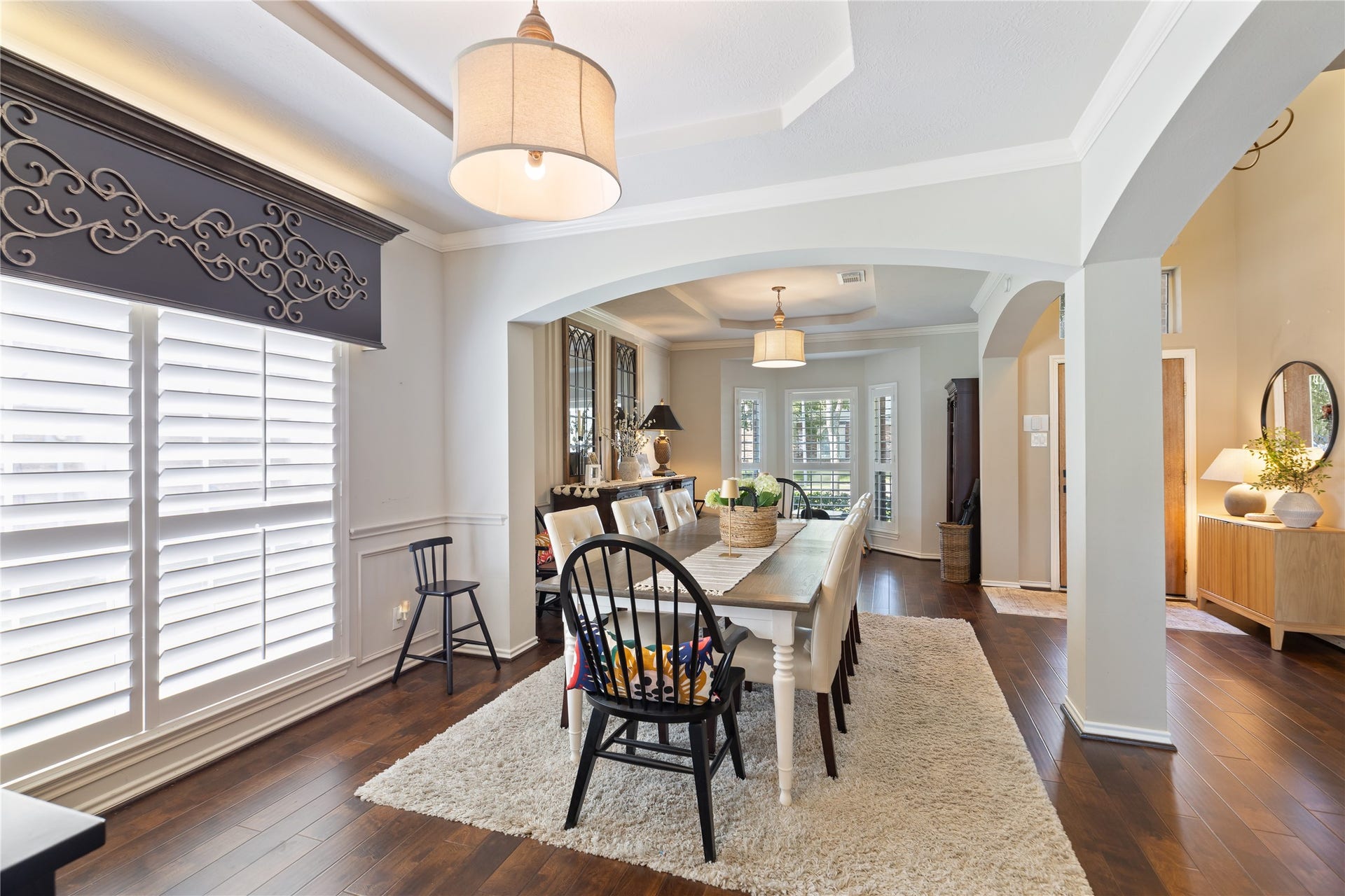 16511 E Canterra Circle, Houston, TX 77095 Dining area view toward front of home