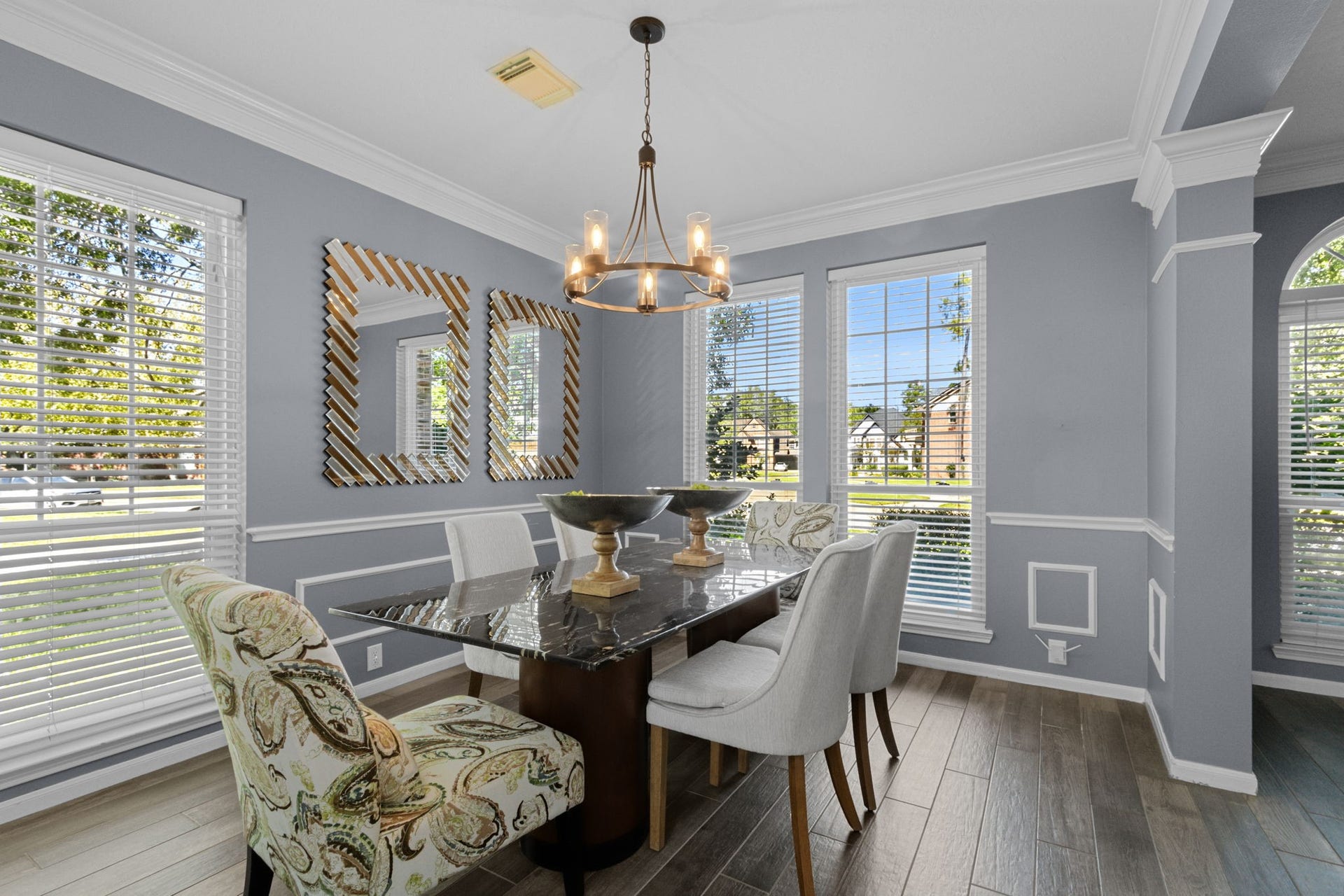 14303 Spyglen Lane, Cypress, TX 77429 Entertain in style with a formal dining room bathed in natural light