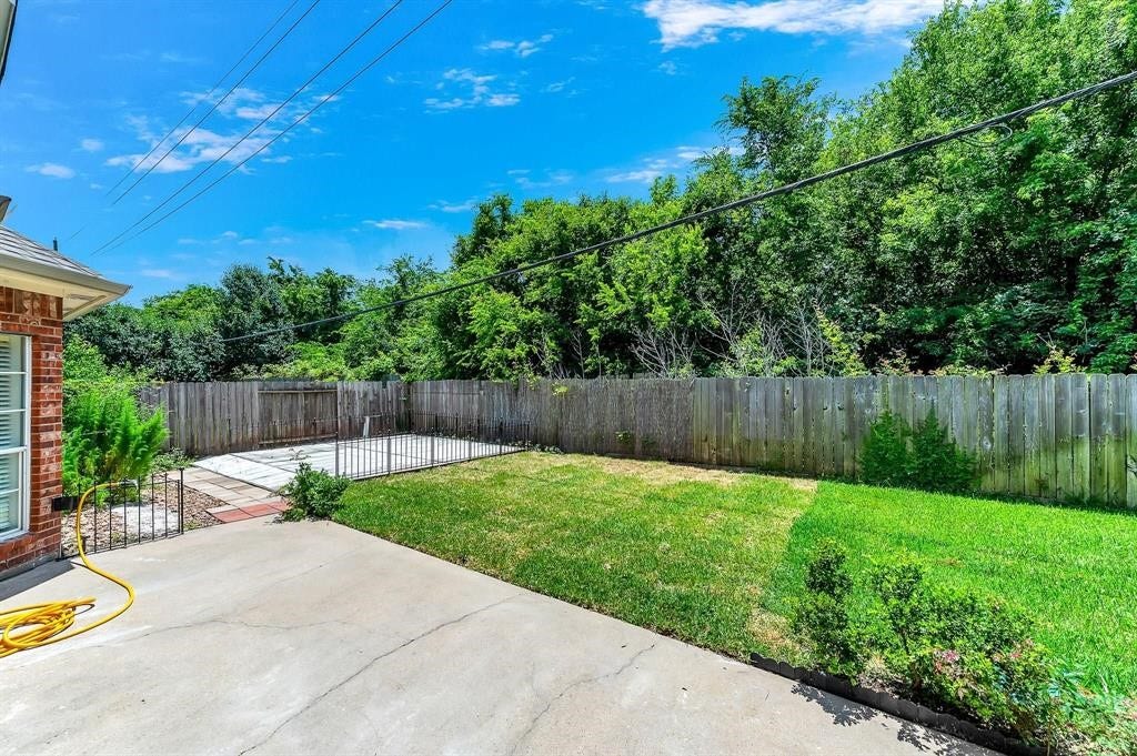 20419 Cajon Canyon Court, Katy, TX 77450 Backyard with No Back Neighbor