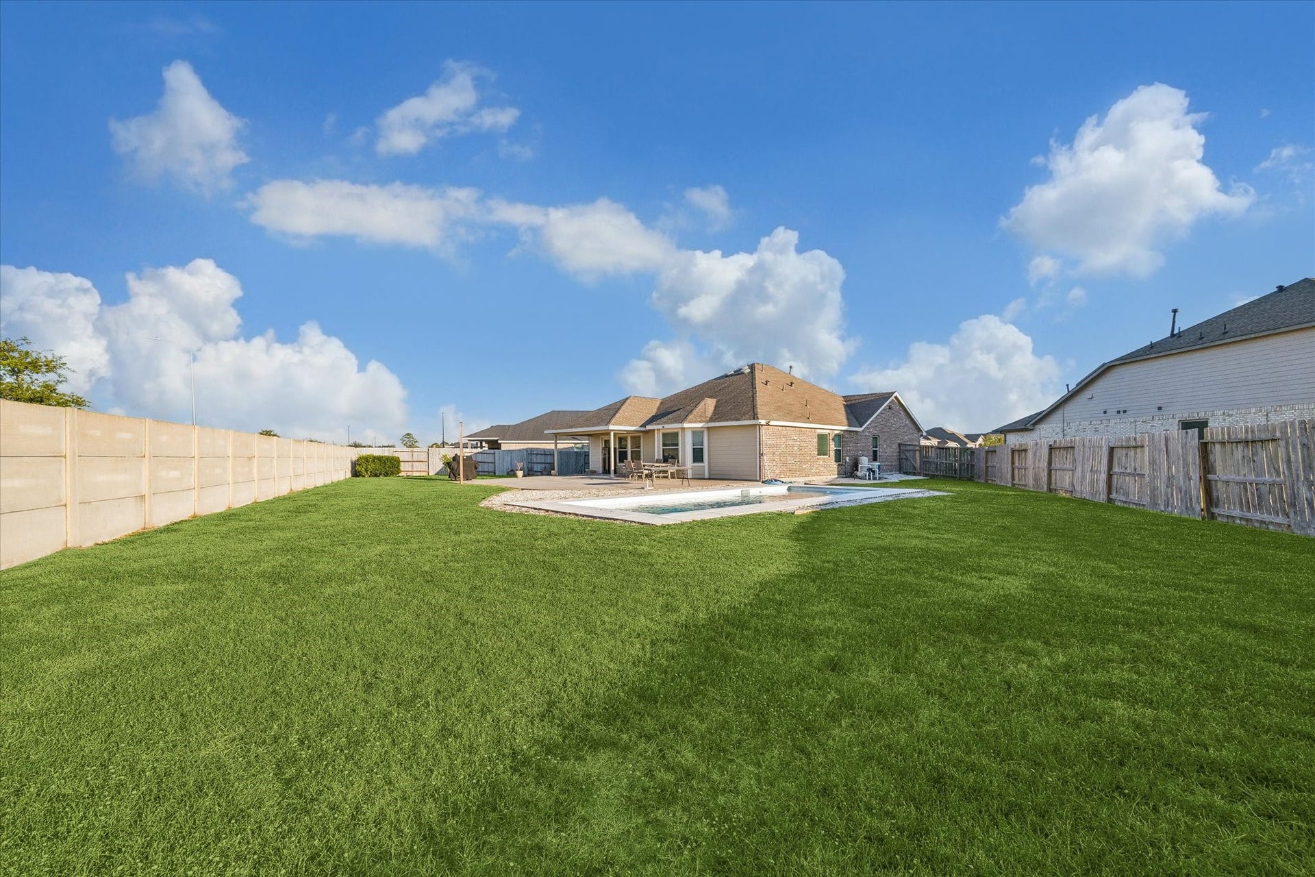 9035 Blue Star Lane, Baytown, TX 77521 Josh,pool, patio & private backyard