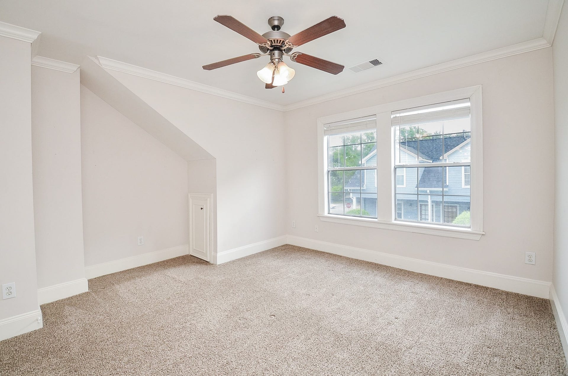 The second room is great space for a bedroom, home office, gym, or den.