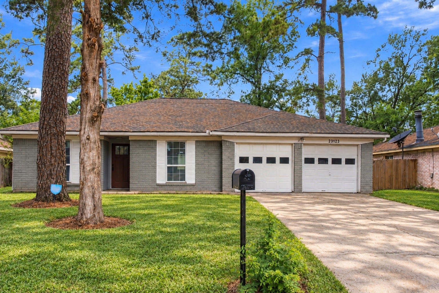 23123 Cranberry Trail, Spring, TX 77373 Another view of the exterior of the home!