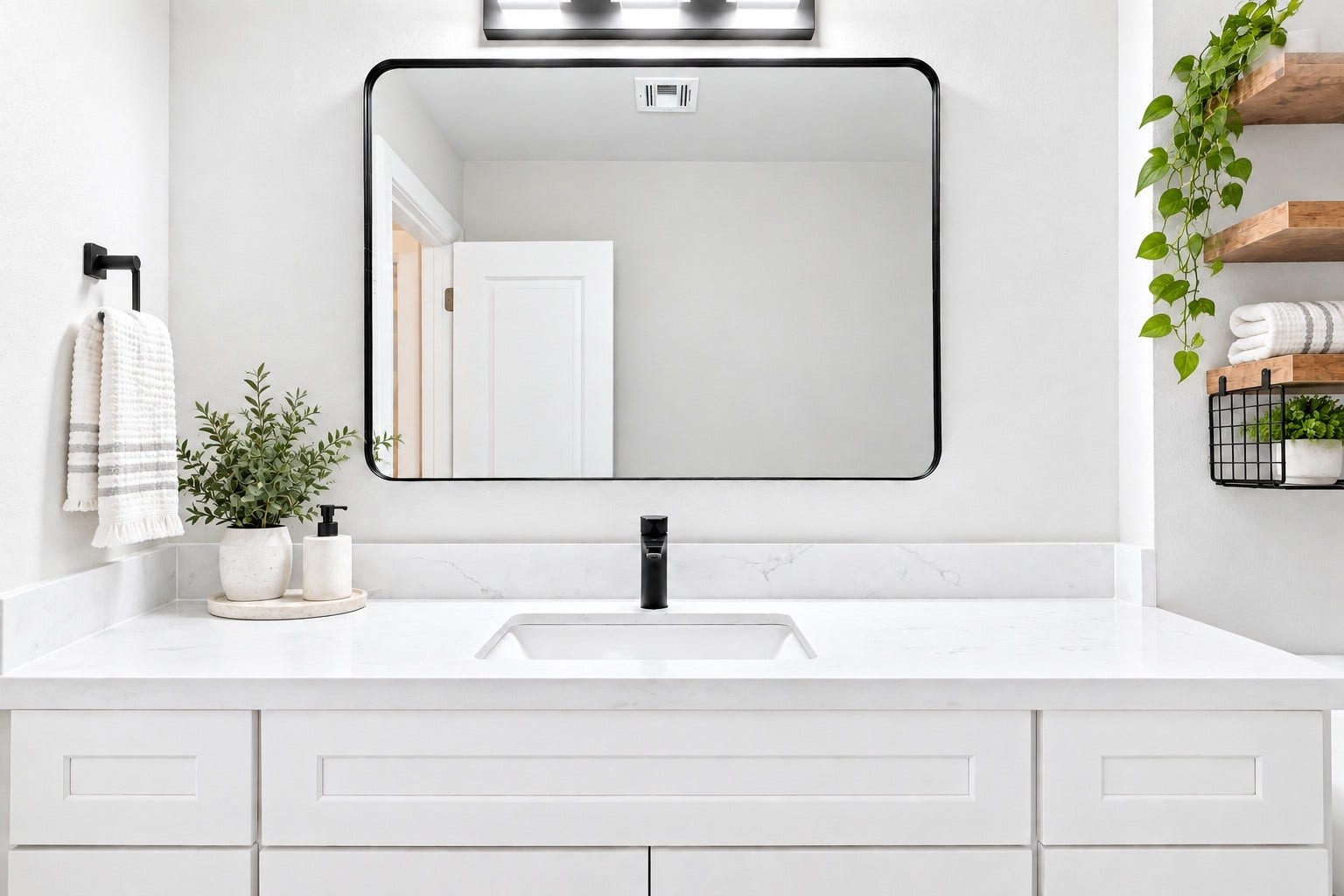23123 Cranberry Trail, Spring, TX 77373 An angle of the vanity in the secondary bathroom!