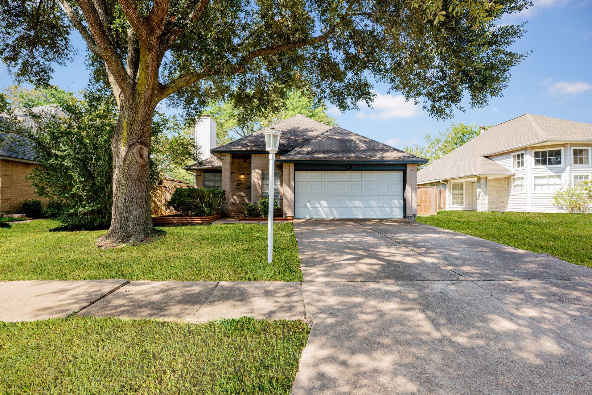 2107 Foundary Drive, Katy, TX 77493 Welcome to 2107 Foundary Drive! This charming single-story brick home features mature landscaping, a welcoming covered entry, and an attached two-car garage.