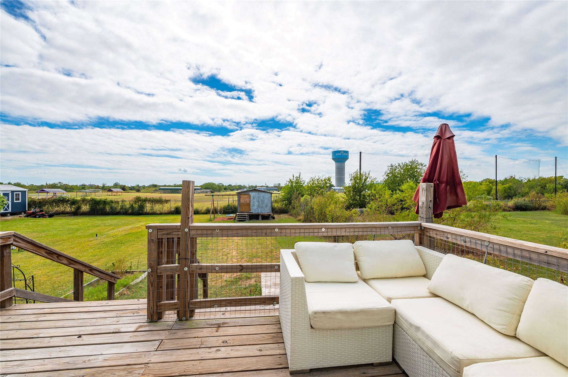 2337 Avenue D, San Leon, TX 77539 Enjoy peaceful sunrises and sunsets from the views off the back deck.