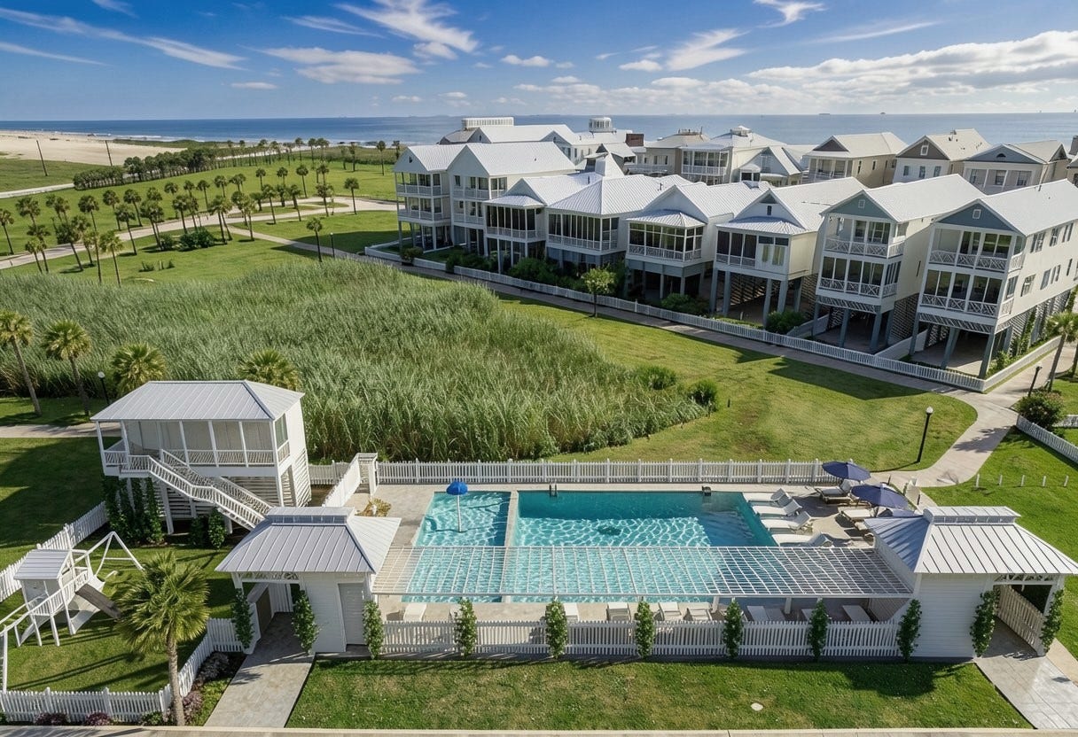 2522 Sunset Passage, Galveston, TX 77550 Proposed Beachtown pool just steps from home