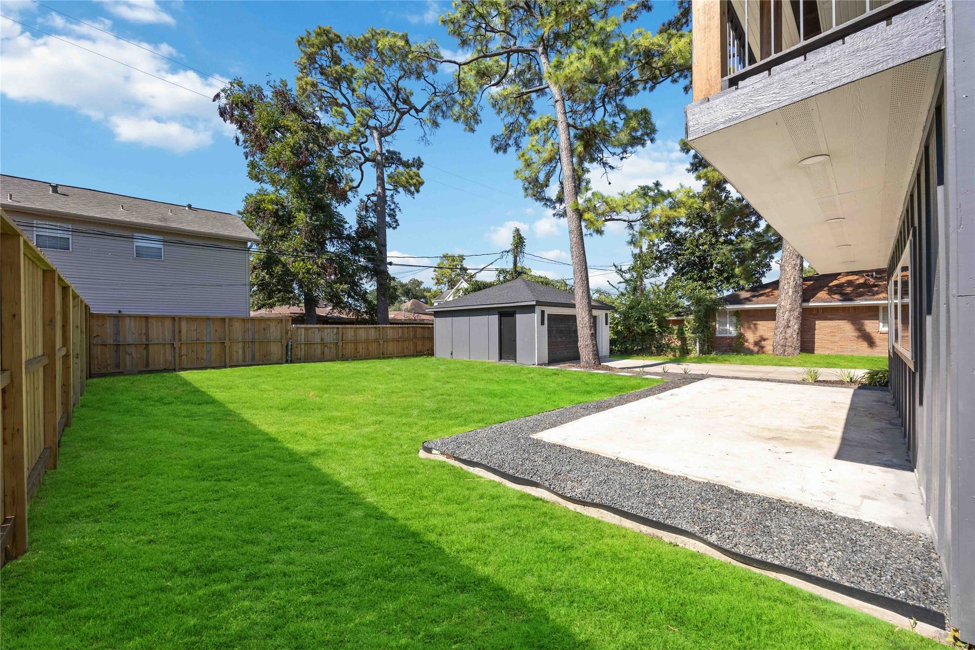 3306 Calumet Street, Houston, TX 77004 Back Patio and Balcony