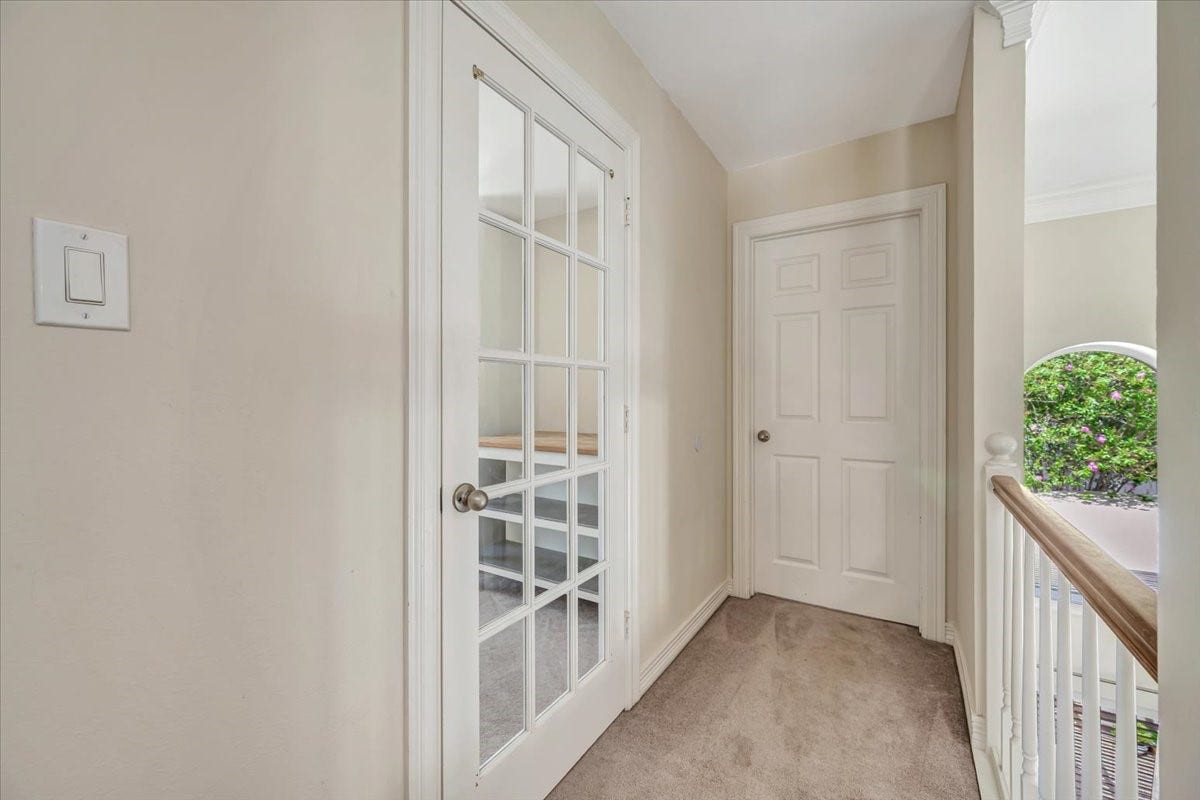 Entry to bonus room and game room located at the end.  Such a great lay out.