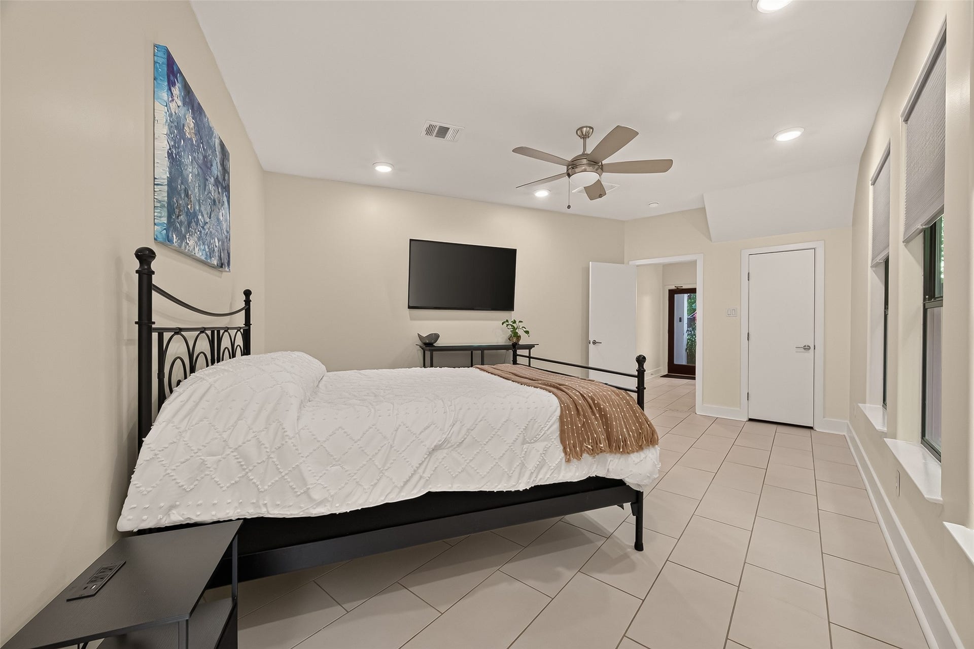 Another view of the first floor bedroom.