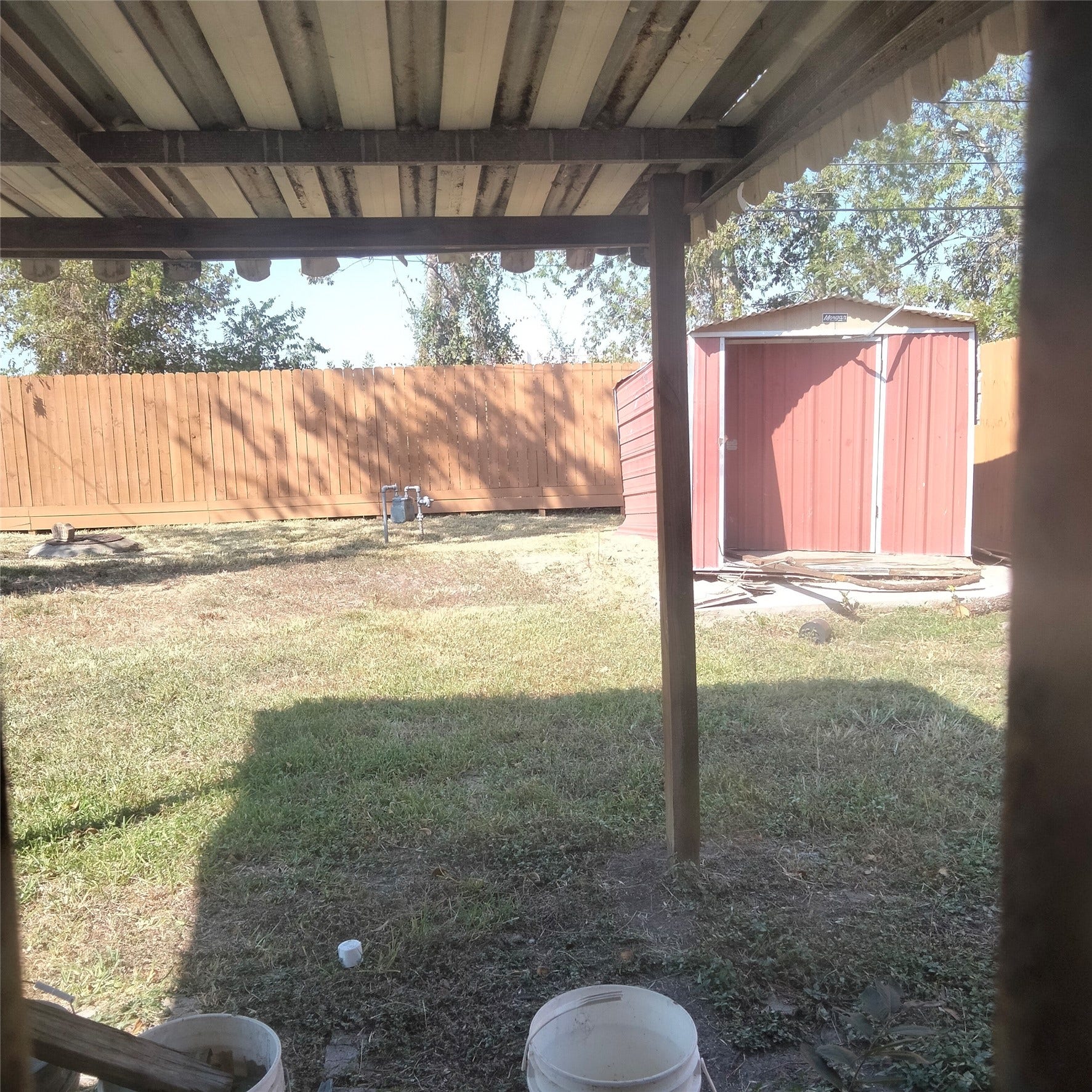 10926 Buffum Street, Houston, TX 77051 backyard shed