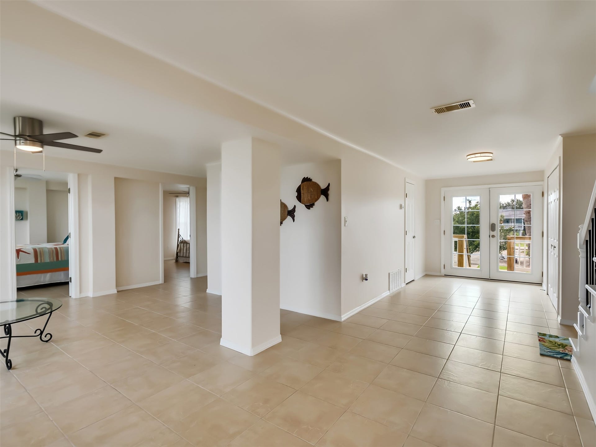 1309 8th Street, San Leon, TX 77539 Second floor features two bedrooms and a bathroom.