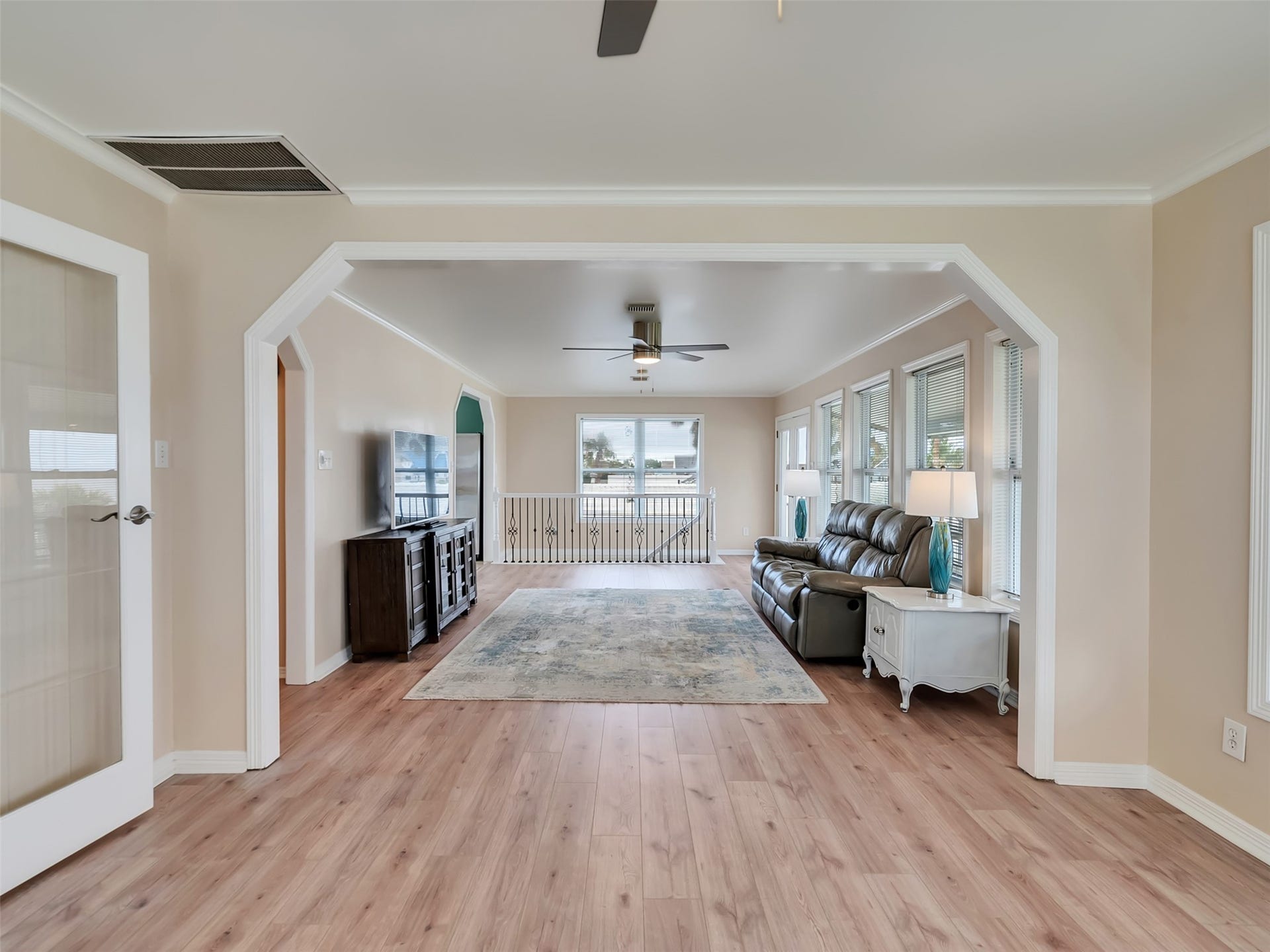 1309 8th Street, San Leon, TX 77539 Large windows fill the space with natural light.