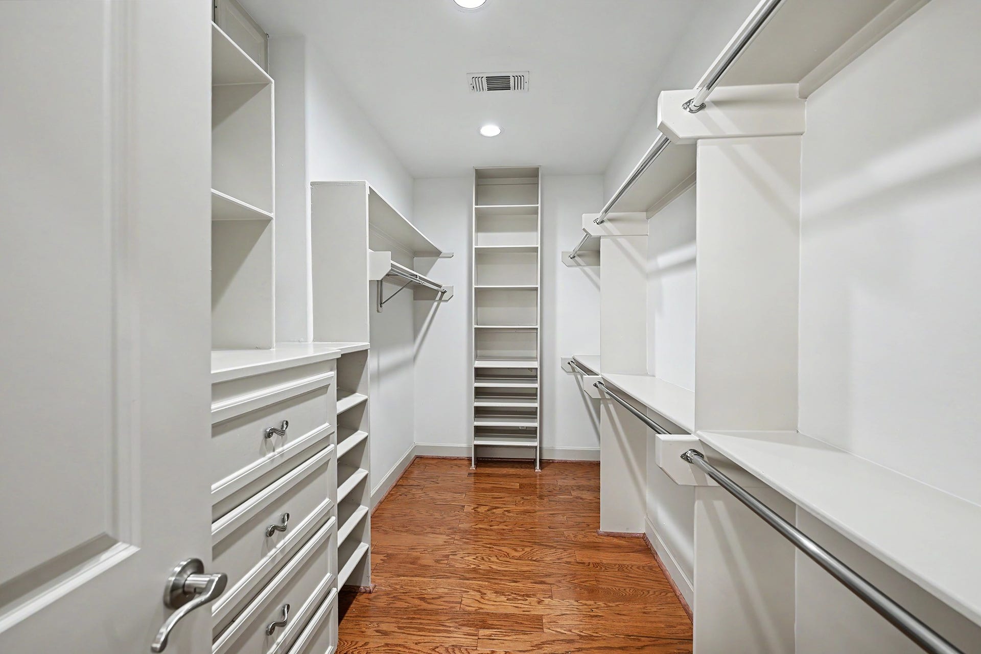 2410 Mimosa Drive, Houston, TX 77019 One of two walk-in primary closets